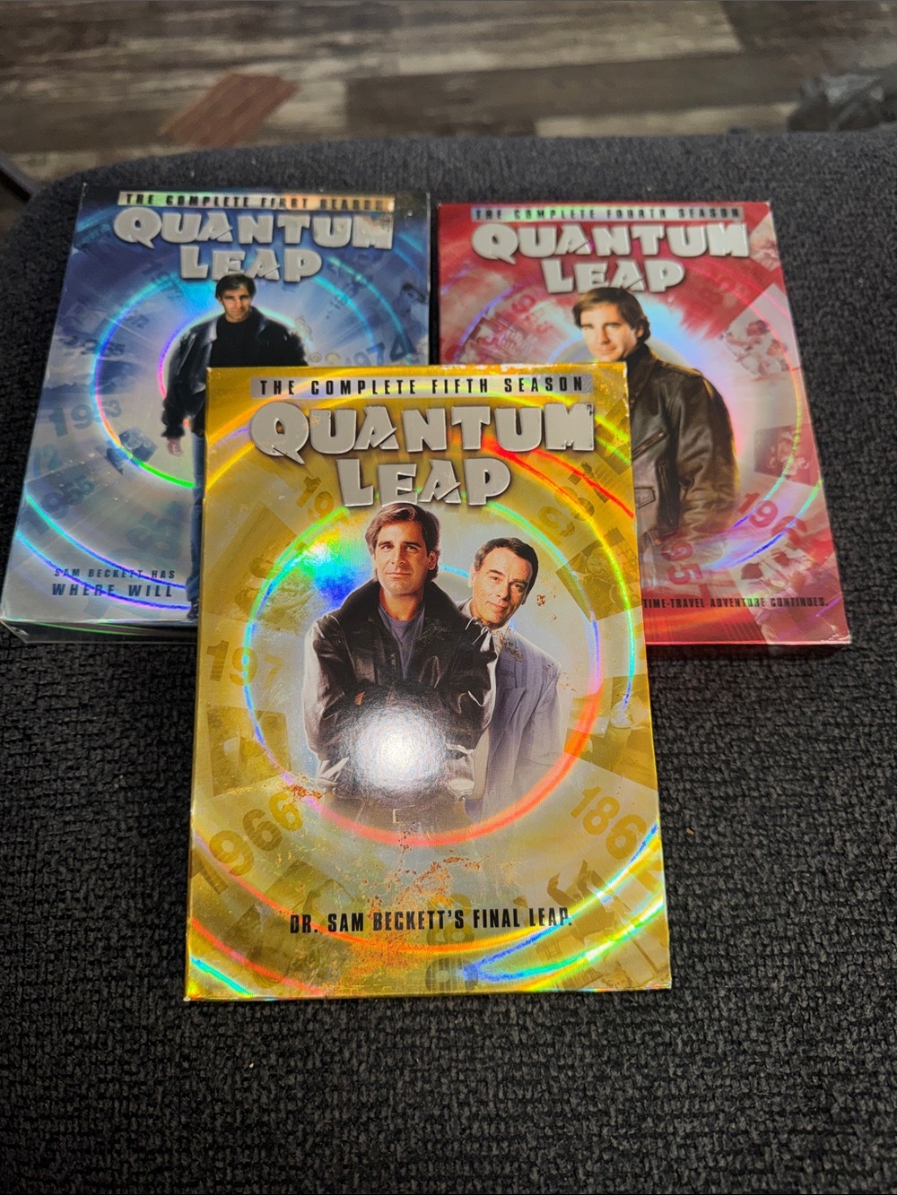 Quantum Leap Complete First Fourth Fifth Season Holographic DVD Sets